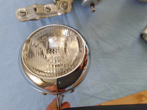 Vintage Bosch bicycle lamp chrome new - Picture 4 of 13