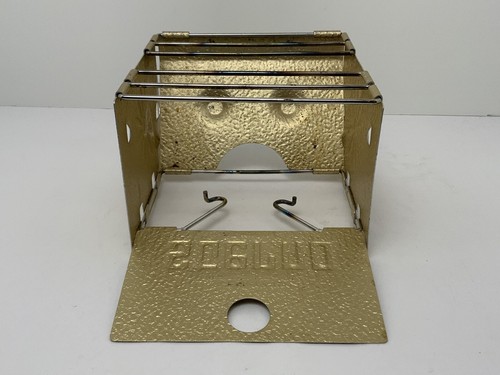 STERNO Folding Camp Stove Vintage Single Burner Hiking Backpack Picnic Survival - Picture 6 of 22