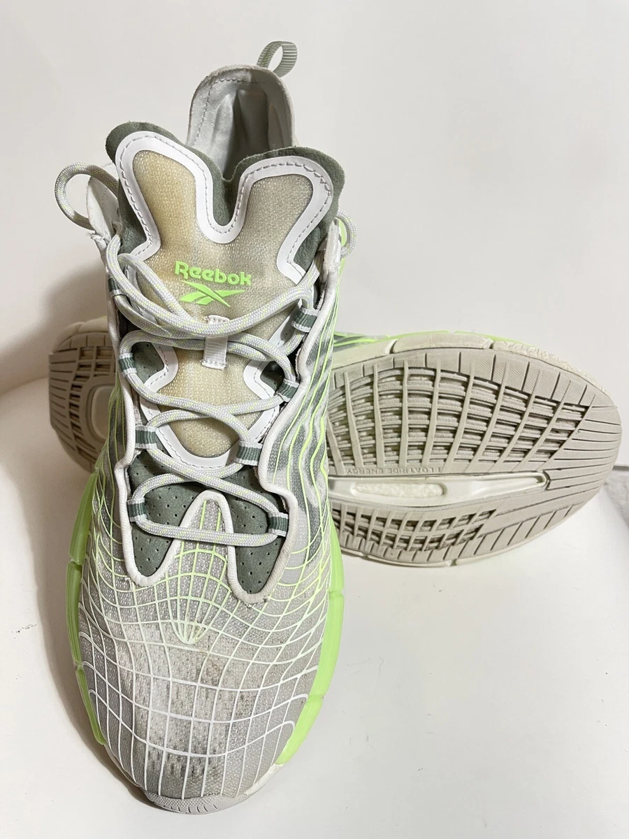 Reebok Zig Kinetica 2 Pure Grey Neon Mint for Sale | Authenticity