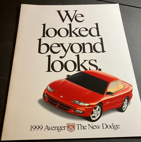 1999 Dodge Avenger - Vintage 18-Page Automotive Dealer Sales Brochure - CLEAN *