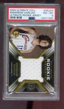 2004-05 Ultimate Collection ROOKIE Jersey Anderson Varejao RC PSA 8 Graded Card