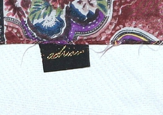 ADRIAN Multicolor Print Rectangular Silk Scarf 14… - image 9