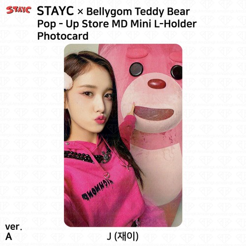 StayC x Bellygom Teddybär Pop Up Store Offizieller MD Becher Öko Tasche Fotokarte KPOP - Bild 71 von 72