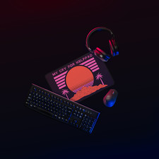 Cry for Helppad Retro Meltdown Mousepad