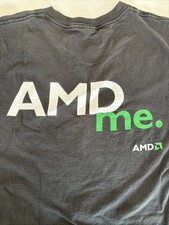 Y2K Vintage AMD Me. Computer Chip Shirt Men’s SZ XL Delta Tag 100% Cotton