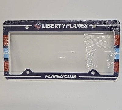 Liberty University Flames Alumni License Plate Cover Football 3D Wincraft Frame