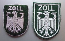 2 verschiedene Stoffabzeichen - Zoll