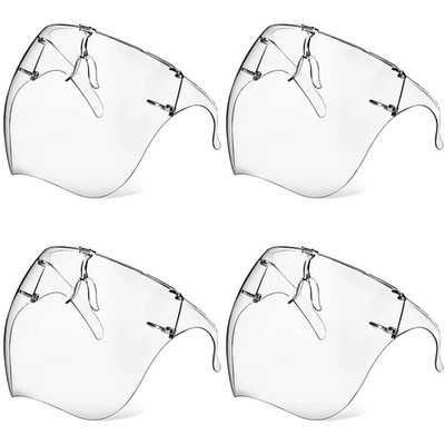 Face Shield with Glasses and Mask Anti-Fog Splash Guard for Adults Kids