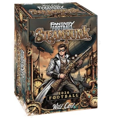 2026 Wild Card Fantasy Football Steampunk Hobby Box Factory Sealed Hits Live!