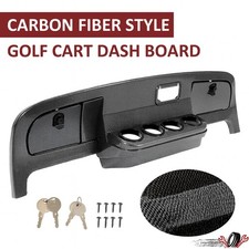 Dash Assembly Cover Carbon Fiber Style For EZGO TXT Medalist Golf Cart 1994-2013