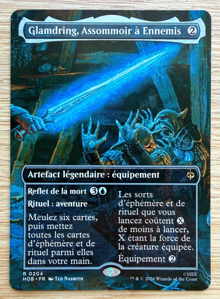 CARTE MAGIC - LE HOBBIT - Glamdring, Assommoir à Ennemis - R0204/- FR - Photo 1/1