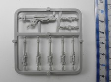 Rogue Trader WEAPONS SPRUE Plastic Imperial Guard or Squats Army 40K 1980s S2dA