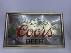 Vintage 1988 Coors Beer Bar Sign Mirrored Light Mirror 25 x 15”  Mancave