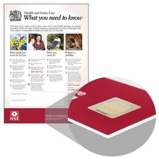 HSE Health And Safety Law Poster A2