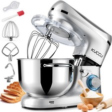 Stand Mixer, 6.5 Qt 660W, 6-Speed Tilt-Head Food Dough Mixer, Kitchen Electri...