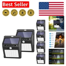 Eco-Friendly 6-Pack Solar Security Lights - Rechargeable, Waterproof, 3 Modes