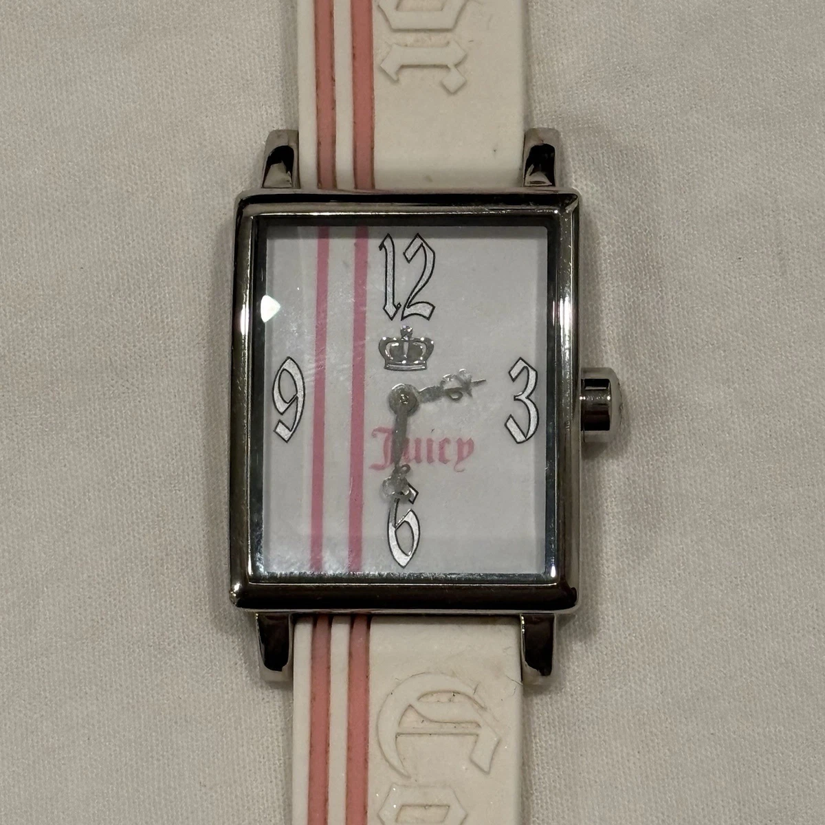 Juicy By Juicy Couture Women\'s Watch JC/5027 Quartz Silver Dial White Rubber Juicy By Juicy Couture Women main image 4