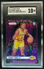 2024-25 Prizm Bronny James Jr. RC Fast Break Purple #36/75 Lakers SGC 10