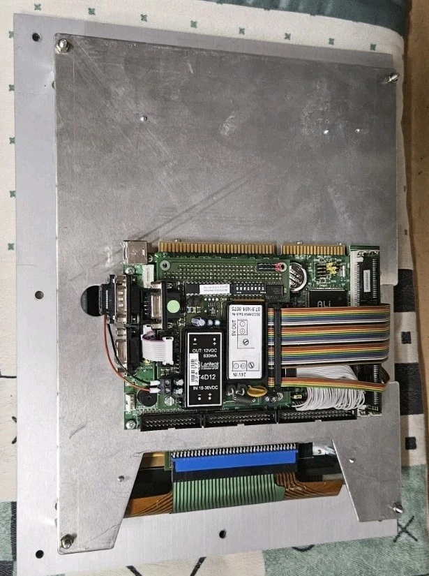 07.91691-9080 Man Roland LCD Panel Used 24VDC Touchscreen Manroland HMI - Bild 2 von 4