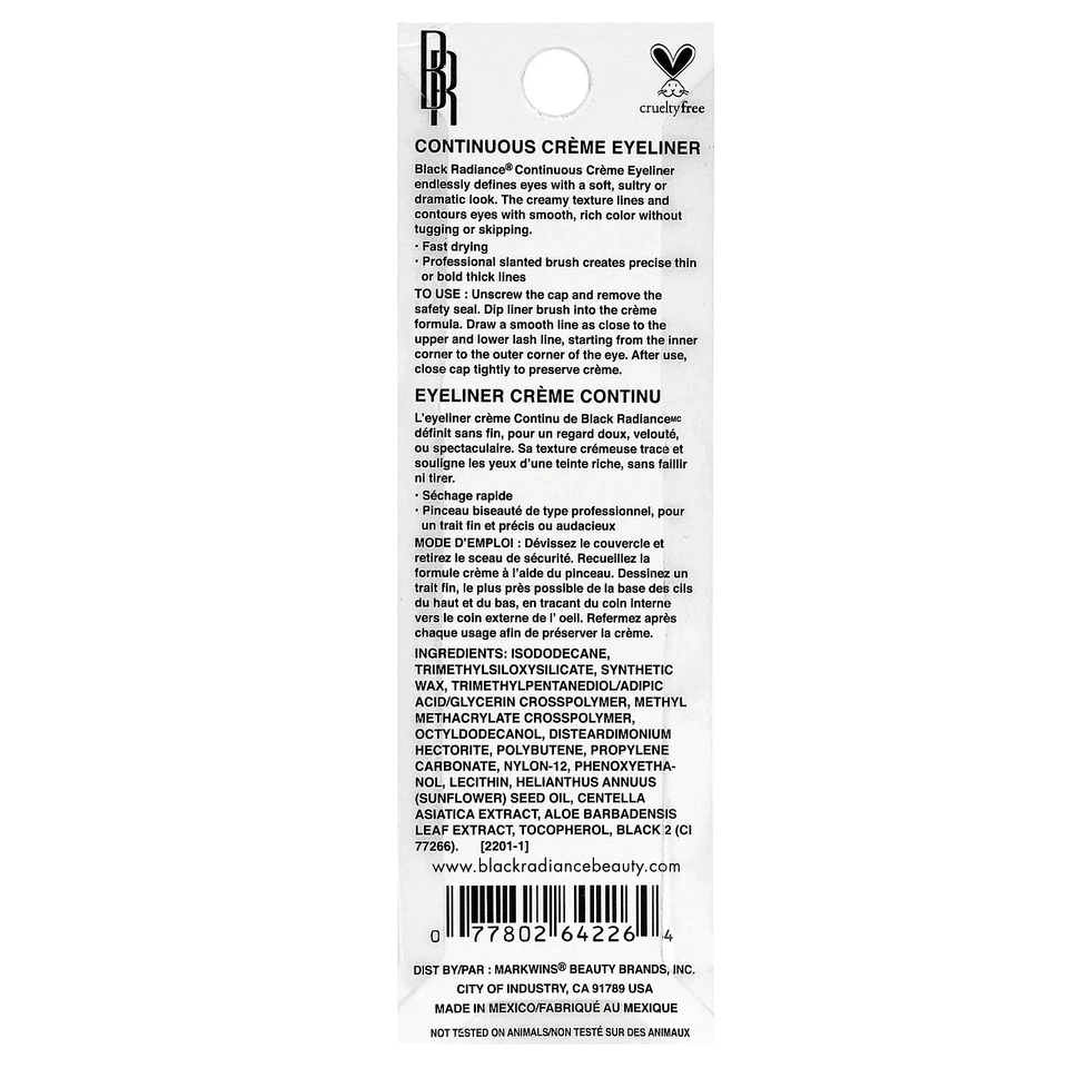 Continuous Crème Eyeliner, CA6441 Classic Black, 0.16 oz (4.5 g) - Image 3 of 4