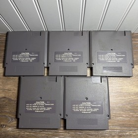 Nintendo NES Super Mario Bros Duck Hunt Lot Of 5 All Original  (untested)