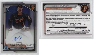 2024 Bowman Chrome Prospect Auto Refractor /499 Emilio Sanchez #CPA-ES Auto