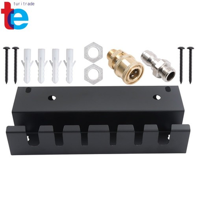 #ad Black Pressure Washer Gun Holder Tool Storage Rack Car Wash Accessory Organizer $18.85