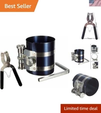 High-Quality 3" Piston Ring Compressor Tool with Pliers - Mechanic's Choice