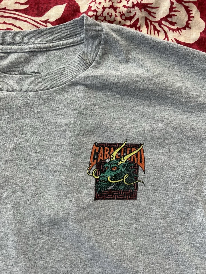 Camiseta Steve Caballero Green Dragon preta masculina média - Imagem 2 de 4