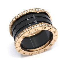 BVLGARI B.ZERO1 Ring Diamond 750 CeramicPG US 5-3/4 P0056578
