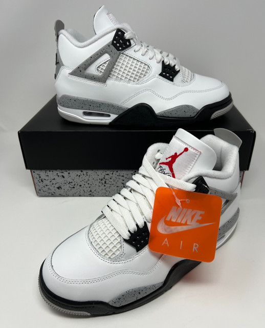 Size 7.5 - Air Jordan 4 Retro OG 2025 White Cement Shoes FV5029-100