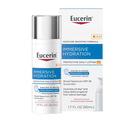 Eucerin Immersive Hydration Face Lotion SPF 30 Broad Spectrum / 1.7 Oz / New!!!