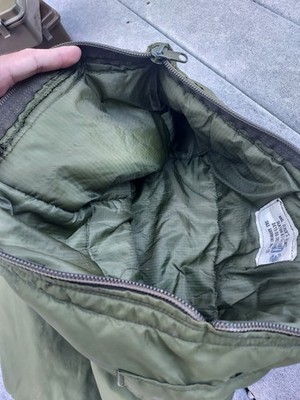 US Military Vintage OD Green Flyers Helmet Bag 1987 Dated | eBay