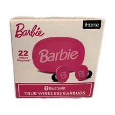 Ekids Barbie Bluetooth True Wireless Earbuds iHome Pink Ken BT Earphones Music