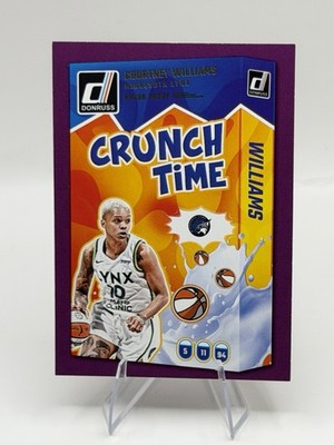2025 Panini Donruss WNBA Courtney Williams Crunch Time Press Proof Purple