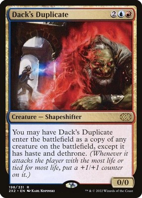 2022 Magic: The Gathering: 2X2 - Dacks Duplicate (#198, R, Lightly Played)