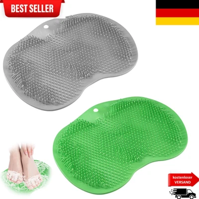 2 Stück Massagegerät Dusche Mit Rutschfesten Saugnapf, Fußbürste Für Die Dusche - Bild 1 von 4