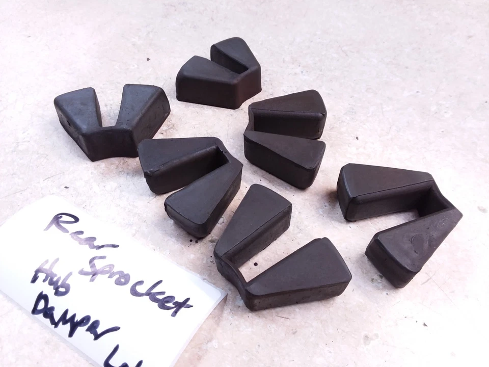 Lote amortiguador buje trasero Yamaha 360 Enduro RT2 RT3 1972 1973 RT1 DT1 DT2 DT3 ANS-C40 Foto 2 de 3