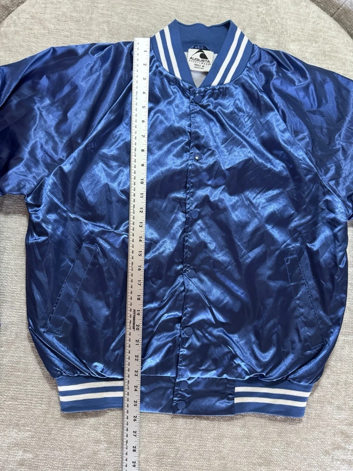 Augusta Sportswear Мужская средний атласный Bomber куртка Royal синий - Изображение 3 из 4