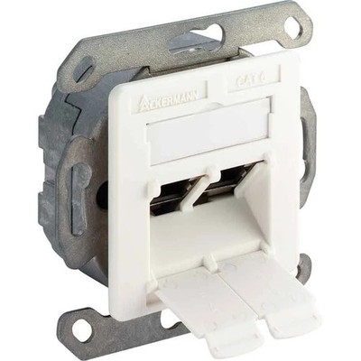 Leviton - Kommunikationsanschlussdose Kupfer WAEG6V-Dose 8/8 UP0 WAEG6V 8/8 EKR/