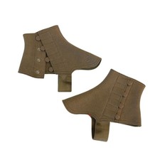 Vintage Wool Blend Spats Ankle Gaiters / Americana Workwear Boot Gaiters