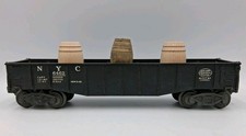 1950s Postwar Lionel 6462 New York Central Gondola Car w/ 3 Barrels A 