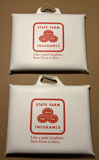 VTG State Farm Lot of Two (2) Plastic Vinyl W...