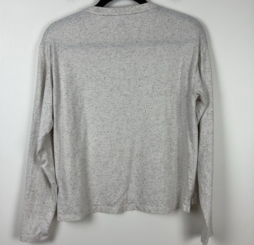Camiseta Bombas Pima Algodón Donegal Manga Larga Mujer Talla Pequeña Moteada Suave Blanca - Imagen 5 de 5