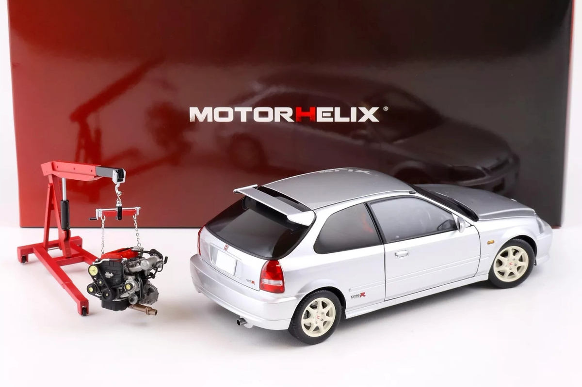 1/18 MotorHelix Honda Civic Type R ( EK9 ) RHD in Silver | eBay