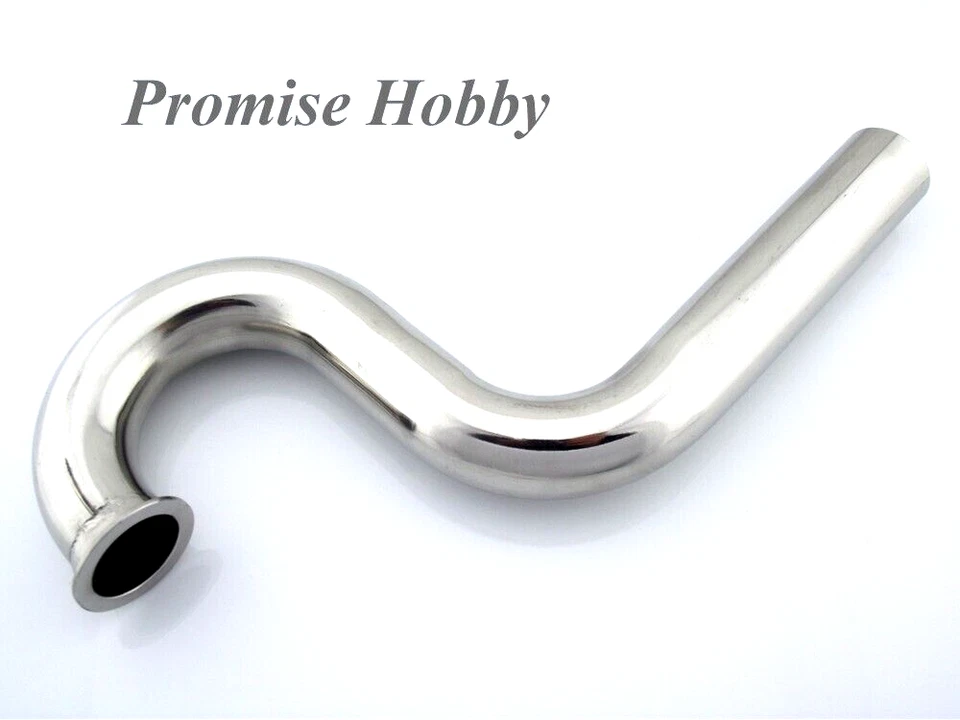 Stainless Steel Wrap to Center Header & Flange  for Zenoah Marine Engine RC Boat - Image 3 of 4