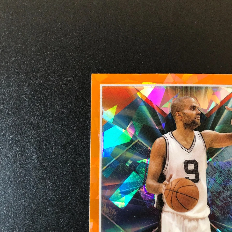 2023-24 Topps Chrome Sapphire Tony Parker Orange Refractor /25 #104 - Image 2 of 4