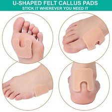 PEDIMEND™ 2X U-förmige Hühneraugenblasen Hornhautschutz Pads Fußpflege Pflaster Pads