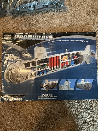 Mega Blocks ProBuilder Sea Wolf Submarine - Pre Owned (Read Description) - Picture 2 of 3