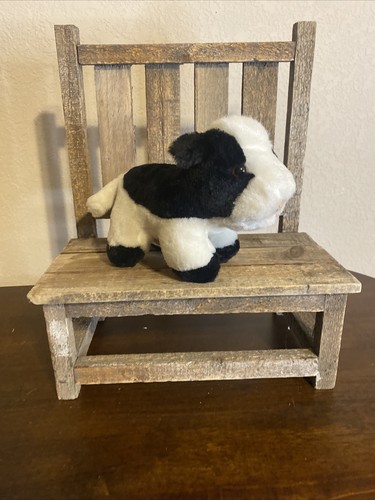 VINTAGE AMERICA WEGO DAIRY COW PLUSH 7" STUFFED ANIMAL with youngrowth toy